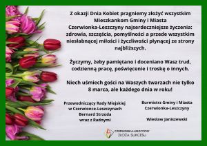 Życzenia z okazji Dnia Kobiet